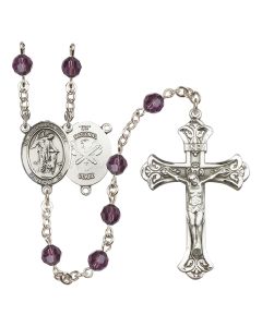 Guardian Angel / Nat'l Guard R9401-8118--5 6mm Rosary Available in 12 colors