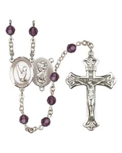 Saint Christopher/Gymnastics R9401-8142 6mm Rosary Available in 12 colors