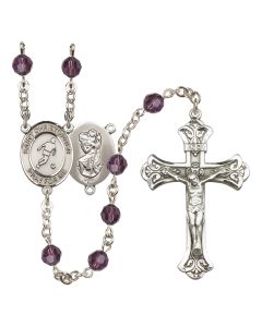 Saint Christopher/Soccer R9401-8154 6mm Rosary Available in 12 colors
