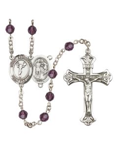 Saint Sebastian/Cheerleading R9401-8170 6mm Rosary Available in 12 colors