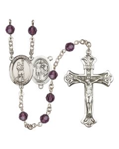 Saint Sebastian/Lacrosse R9401-8174 6mm Rosary Available in 12 colors