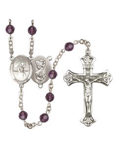 Saint Christopher/Water Polo Men R9401-8198 6mm Rosary Available in 12 colors