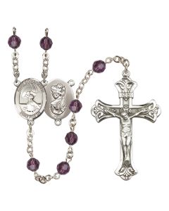 Saint Christopher/Water Polo Women R9401-8199 6mm Rosary Available in 12 colors