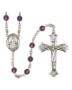 Saint Nino de Atocha R9401-8214 6mm Rosary Available in 12 colors