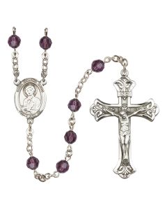 Saint Dominic Savio R9401-8227 6mm Rosary Available in 12 colors