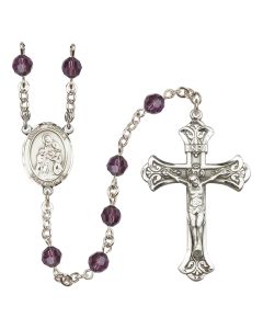 Saint Angela Merici R9401-8284 6mm Rosary Available in 12 colors
