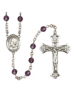 Pope Saint Eugene I R9401-8352 6mm Rosary Available in 12 colors