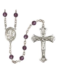 Saint Catherine of Bologna R9401-8354 6mm Rosary Available in 12 colors