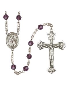 Saint Eustachius R9401-8356 6mm Rosary Available in 12 colors