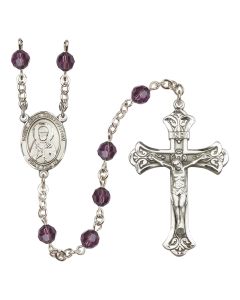 Saint John Chrysostom R9401-8357 6mm Rosary Available in 12 colors