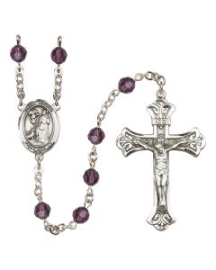 Saint Rocco R9401-8377 6mm Rosary Available in 12 colors