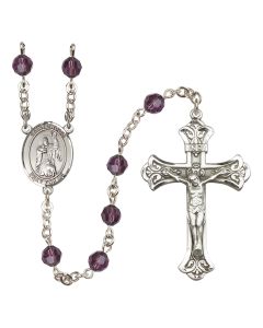 Saint Drogo R9401-8386 6mm Rosary Available in 12 colors