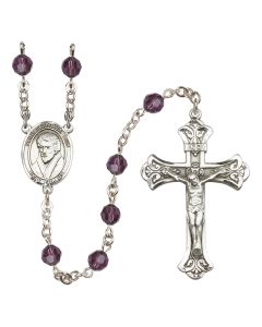 Saint Peter Canisius R9401-8393 6mm Rosary Available in 12 colors