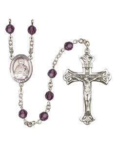 Saint Gerald R9401-8404 6mm Rosary Available in 12 colors