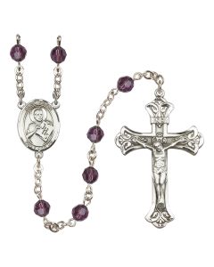 Saint Viator of Bergamo R9401-8408 6mm Rosary Available in 12 colors
