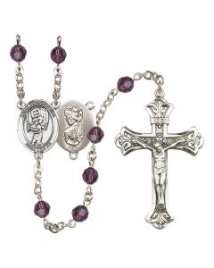 Saint Christopher/Baseball R9401-8500 6mm Rosary Available in 12 colors