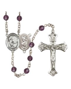 Saint Christopher/Soccer R9401-8503 6mm Rosary Available in 12 colors