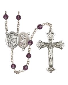Saint Christopher/Golf R9401-8506 6mm Rosary Available in 12 colors