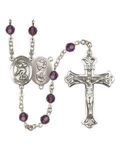 Saint Christopher/Swimming R9401-8511 6mm Rosary Available in 12 colors