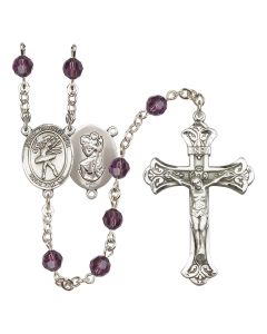Saint Christopher/Dance R9401-8512 6mm Rosary Available in 12 colors