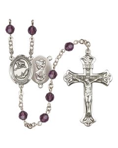 Saint Christopher/Gymnastics R9401-8513 6mm Rosary Available in 12 colors
