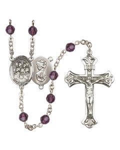 Saint Christopher / Choir R9401-8514 6mm Rosary Available in 12 colors
