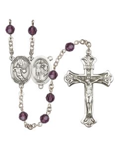 Saint Sebastian/Basketball R9401-8602 6mm Rosary Available in 12 colors