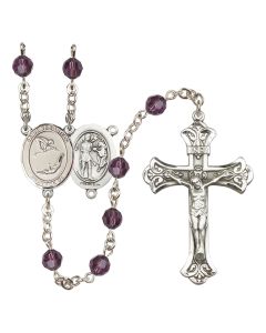 Saint Sebastian/Gymnastics R9401-8613 6mm Rosary Available in 12 colors