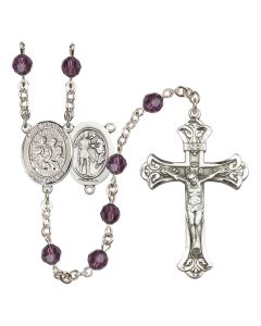 Saint Sebastian / Choir R9401-8614 6mm Rosary Available in 12 colors