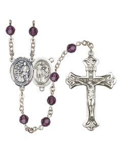 Saint Sebastian/Karate R9401-8615 6mm Rosary Available in 12 colors