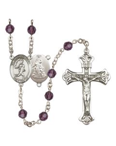 Guardian Angel/Track&Field-Men R9401-8709 6mm Rosary Available in 12 colors