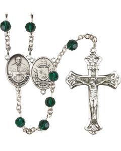 Pope Leo XIV R9401-8460 6mm Rosary Available in 12 colors
