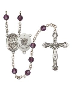 Saint George / Coast Guard R9402-8040--3 6mm Rosary Available in 12 colors