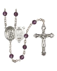 Guardian Angel / Nat'l Guard R9402-8118--5 6mm Rosary Available in 12 colors