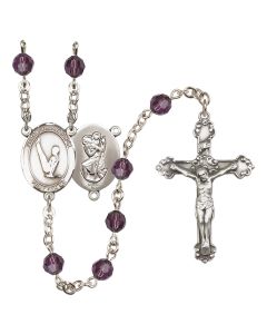 Saint Christopher/Gymnastics R9402-8142 6mm Rosary Available in 12 colors