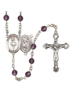 Saint Christopher/Dance R9402-8143 6mm Rosary Available in 12 colors