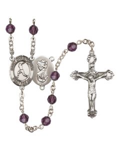 Saint Christopher/Baseball R9402-8150 6mm Rosary Available in 12 colors