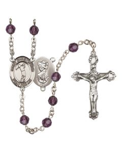 Saint Christopher/Golf R9402-8152 6mm Rosary Available in 12 colors