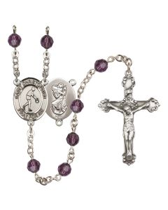 Saint Christopher/Basketball R9402-8153 6mm Rosary Available in 12 colors