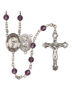 Saint Christopher/Tennis R9402-8156 6mm Rosary Available in 12 colors