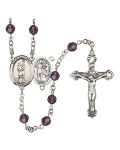 Saint Sebastian/Lacrosse R9402-8174 6mm Rosary Available in 12 colors