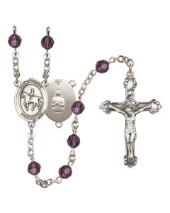 Saint Kateri/Equestrian R9402-8182 6mm Rosary Available in 12 colors