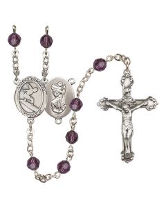 Saint Christopher/Surfing R9402-8184 6mm Rosary Available in 12 colors