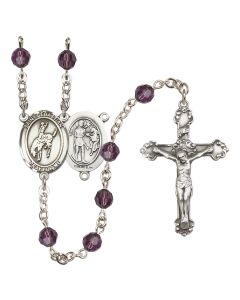 Saint Sebastian / Rodeo R9402-8191 6mm Rosary Available in 12 colors