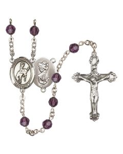 Saint Christopher / Rodeo R9402-8192 6mm Rosary Available in 12 colors