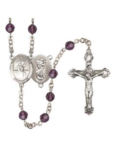 Saint Christopher/Water Polo Men R9402-8198 6mm Rosary Available in 12 colors