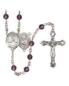 Saint Christopher/Water Polo Women R9402-8199 6mm Rosary Available in 12 colors