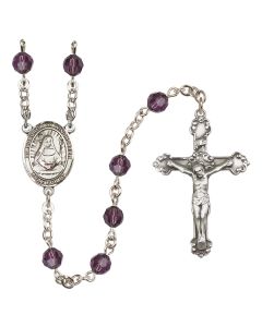 Saint Edburga of Winchester R9402-8324 6mm Rosary Available in 12 colors