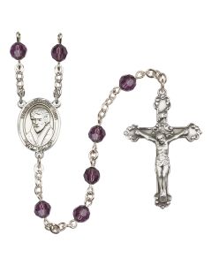 Saint Peter Canisius R9402-8393 6mm Rosary Available in 12 colors