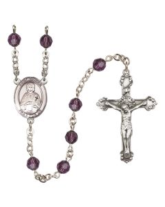 Saint Gerald R9402-8404 6mm Rosary Available in 12 colors